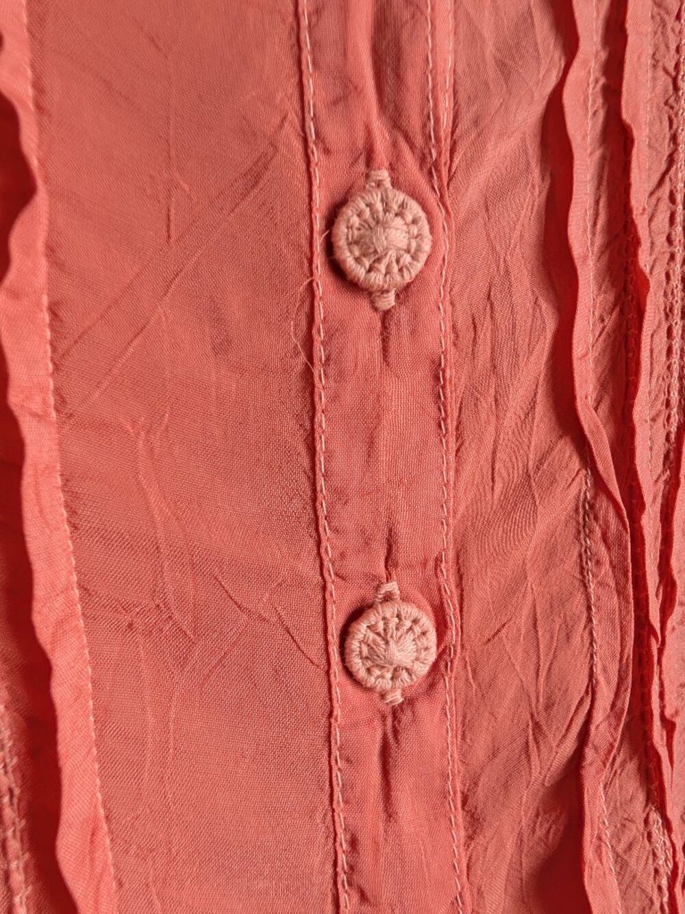 Johnny Was Pandora Pintuck Blouse - Picture 7 of 10
